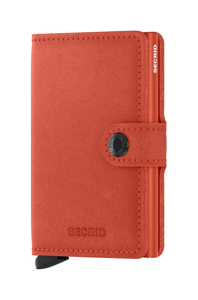 Δερμάτινο πορτοφόλι Secrid Miniwallet Original Orange λείο δέρμα πορτοκαλί M.Orange