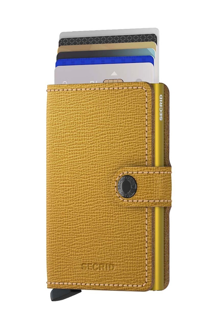 Портмоне Secrid Crisple Ochre MC.Ochre жълт ZA00
