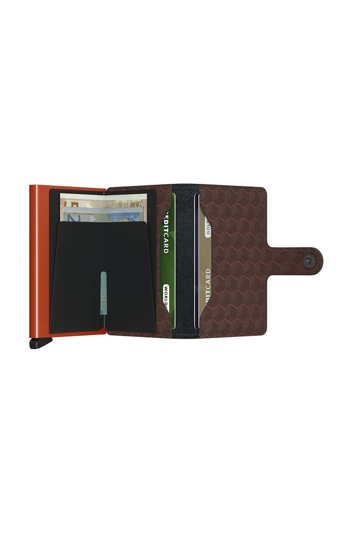 Accesorii Secrid portofel de piele Optical Brown-Orange MOp.Brown.Orange maro
