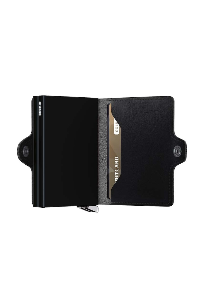 Кожен портфейл Secrid черен TDu.Black