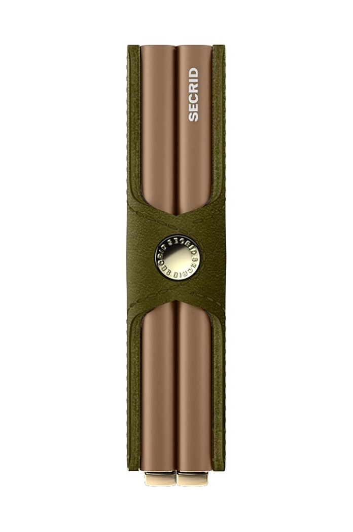 Secrid portofel de piele TDu.Olive verde