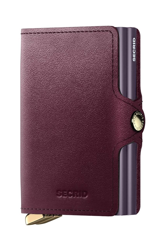Кожен портфейл Secrid гладка кожа бордо TDu.Bordeaux