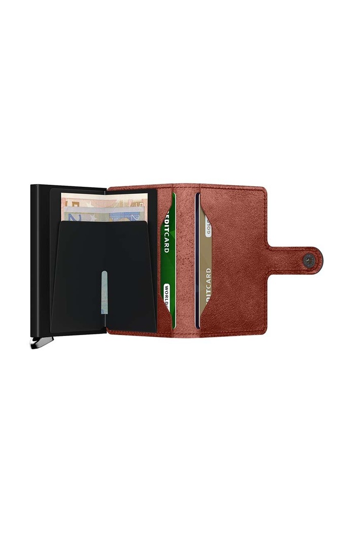 Accesorii Secrid Portofel de piele MBc.Brown maro