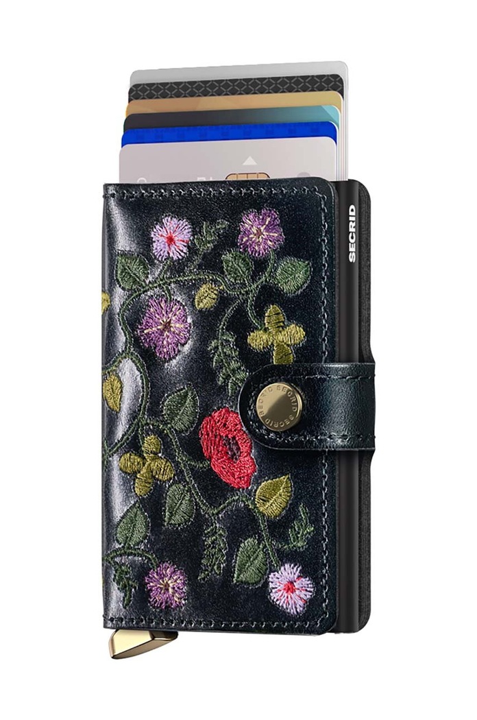 Secrid portofel de piele MSt.Black negru ZA00