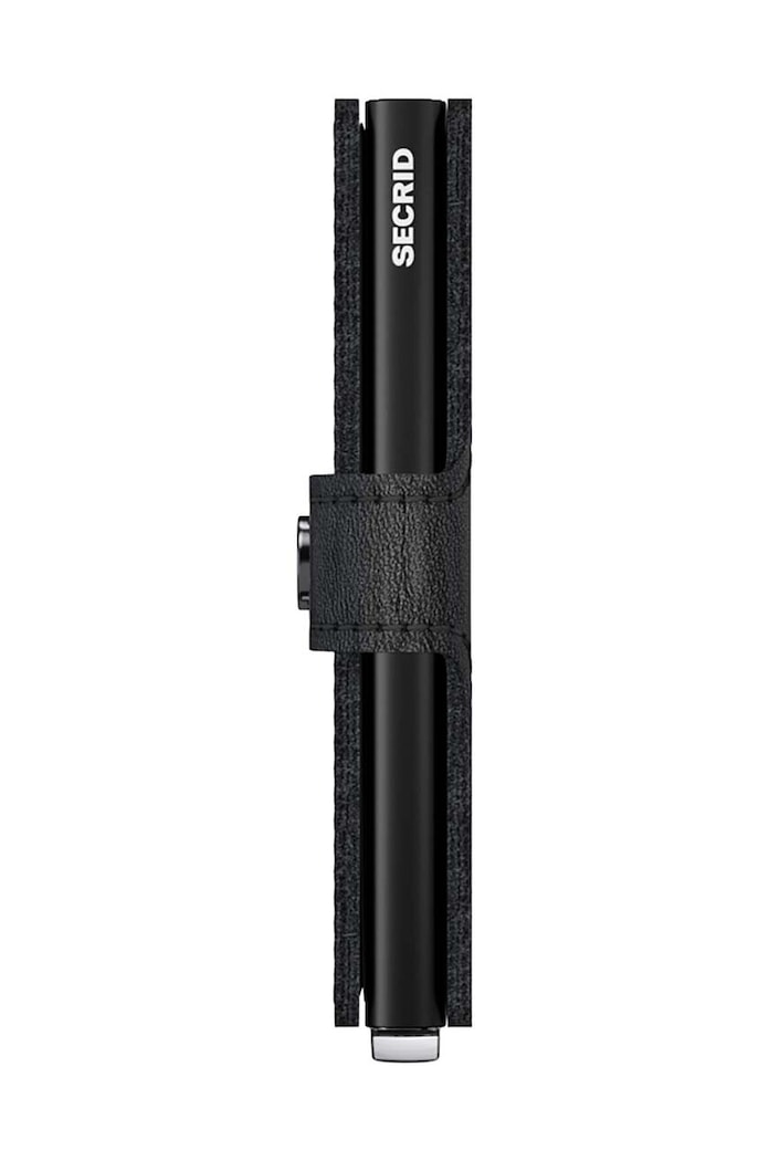 Secrid portofel de piele Premium Twinwallet Emboss Lines TEI.BLACK negru