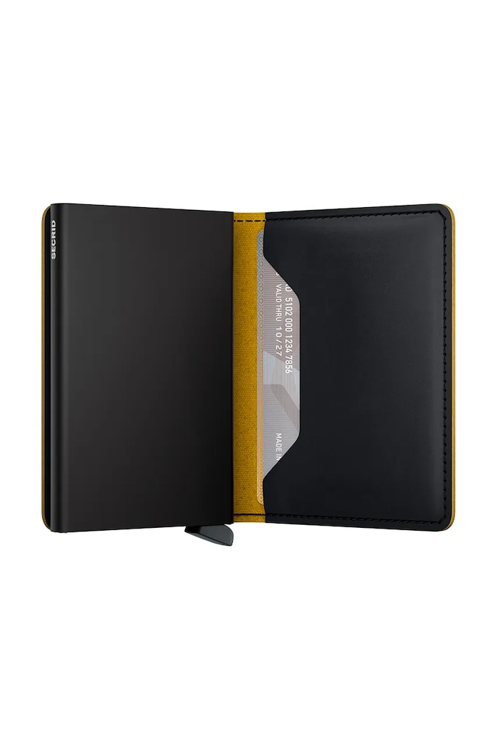 Secrid bőr pénztárca fekete SM.BlackOchre