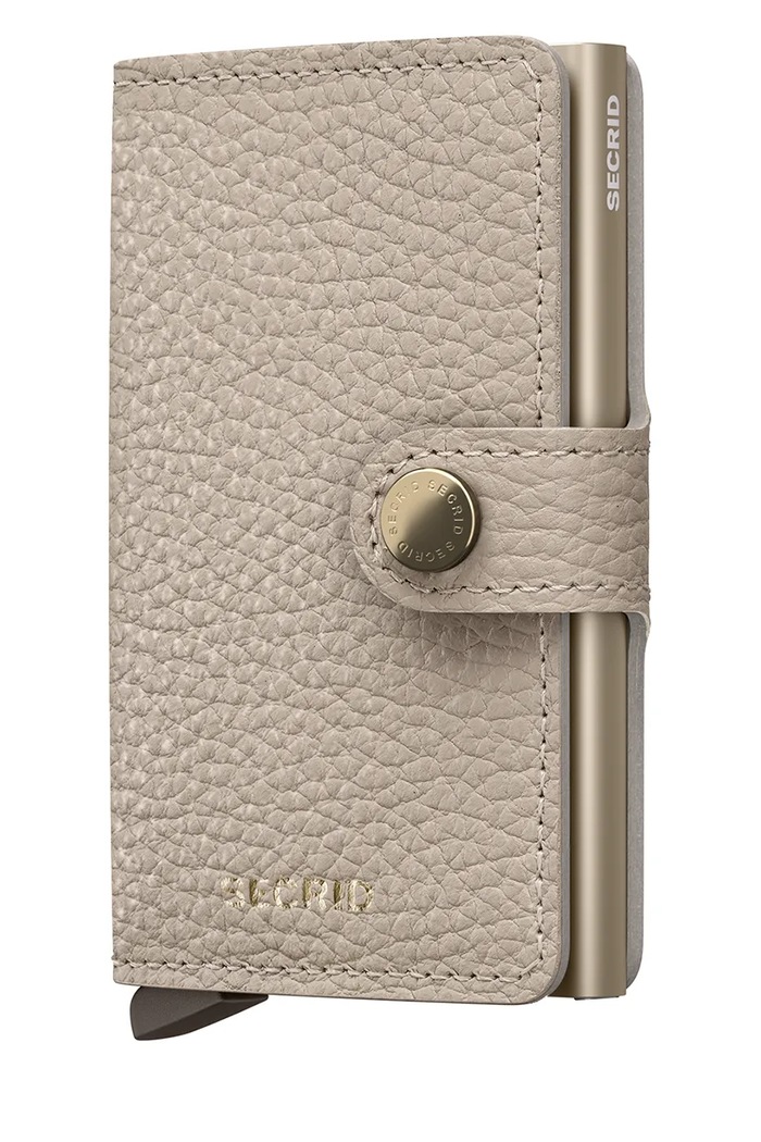 Kožená peňaženka Secrid PEBBLE usňová koža béžová MPe.Cappuccino