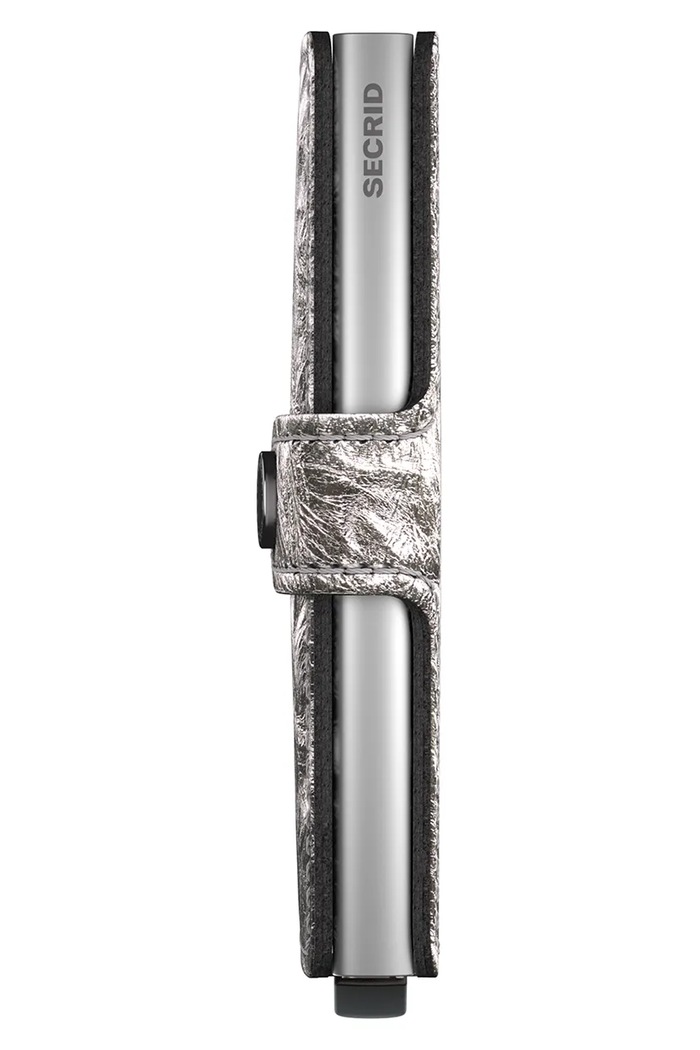 Kožená peněženka Secrid MCr.Silver stříbrná