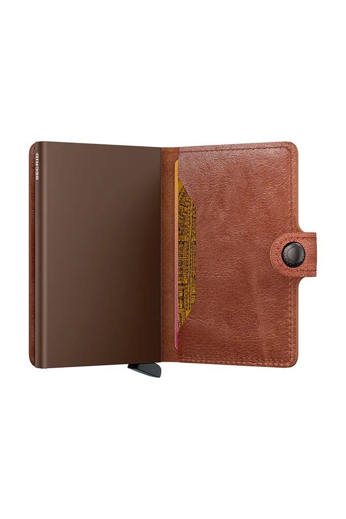 Кожен портфейл Secrid кафяв MV.Cognac.Brown