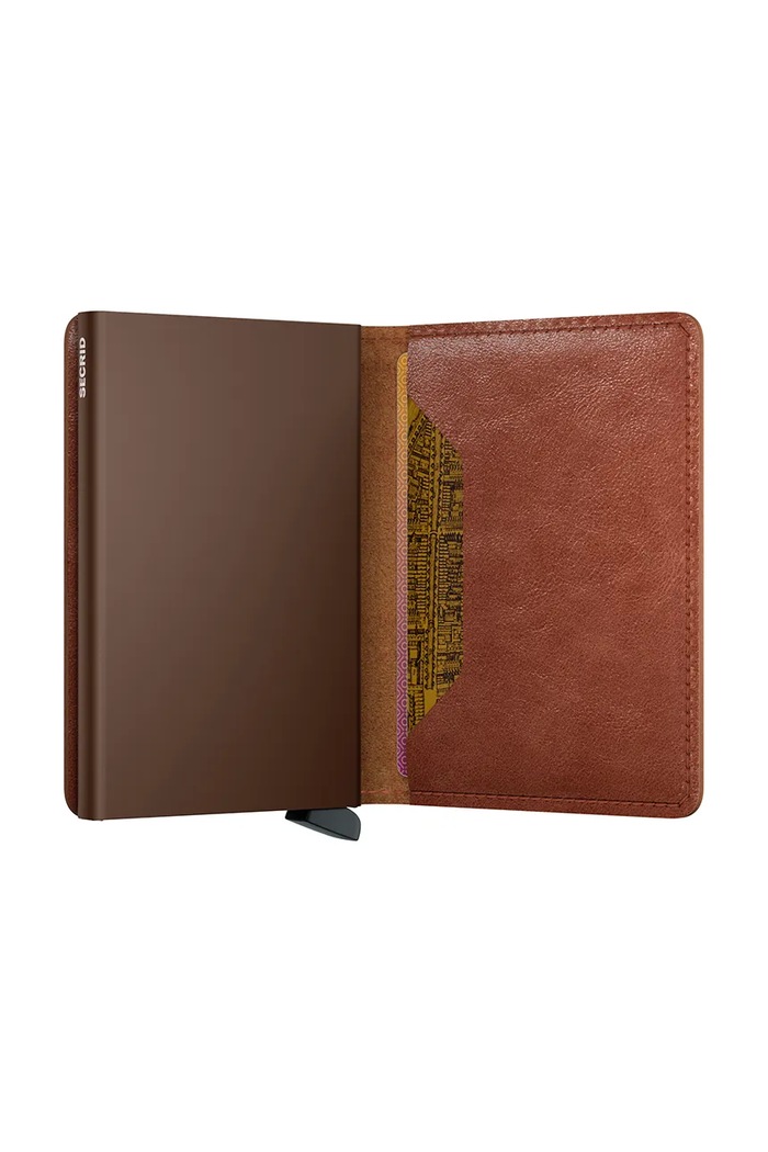 Usnjena denarnica Secrid rjava SV.Cognac.Brown