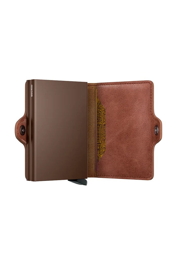 Δερμάτινο πορτοφόλι Secrid καφέ TV.Cognac.Brown