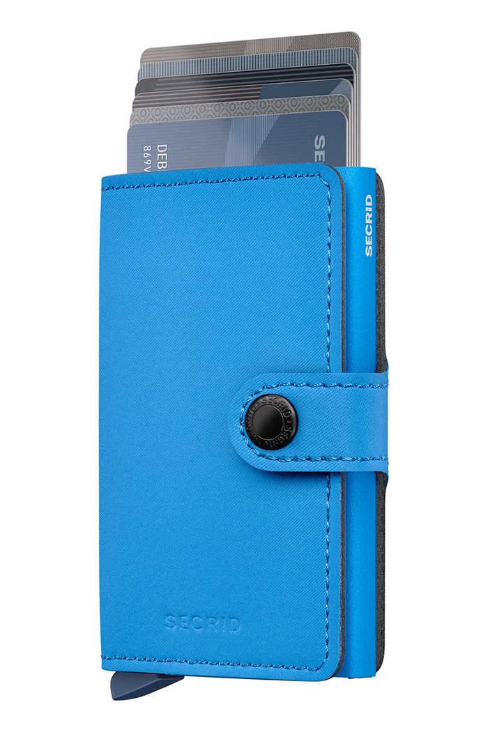 Δερμάτινο πορτοφόλι Secrid MYp.Ultra.Blue μπλε ZA00