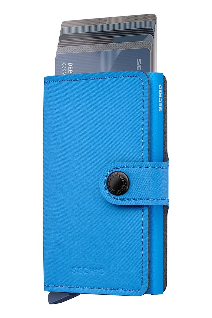 Δερμάτινο πορτοφόλι Secrid MYp.Ultra.Blue μπλε ZA00