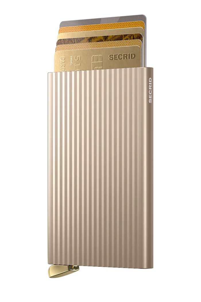 Secrid kártyatartó FLUTED CFl.Fluted bézs ZA00