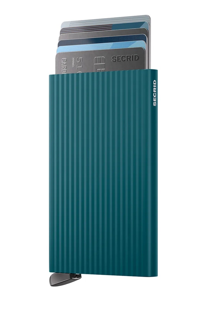 Θήκη για κάρτες Secrid FLUTED CFl.Fluted μπλε ZA00