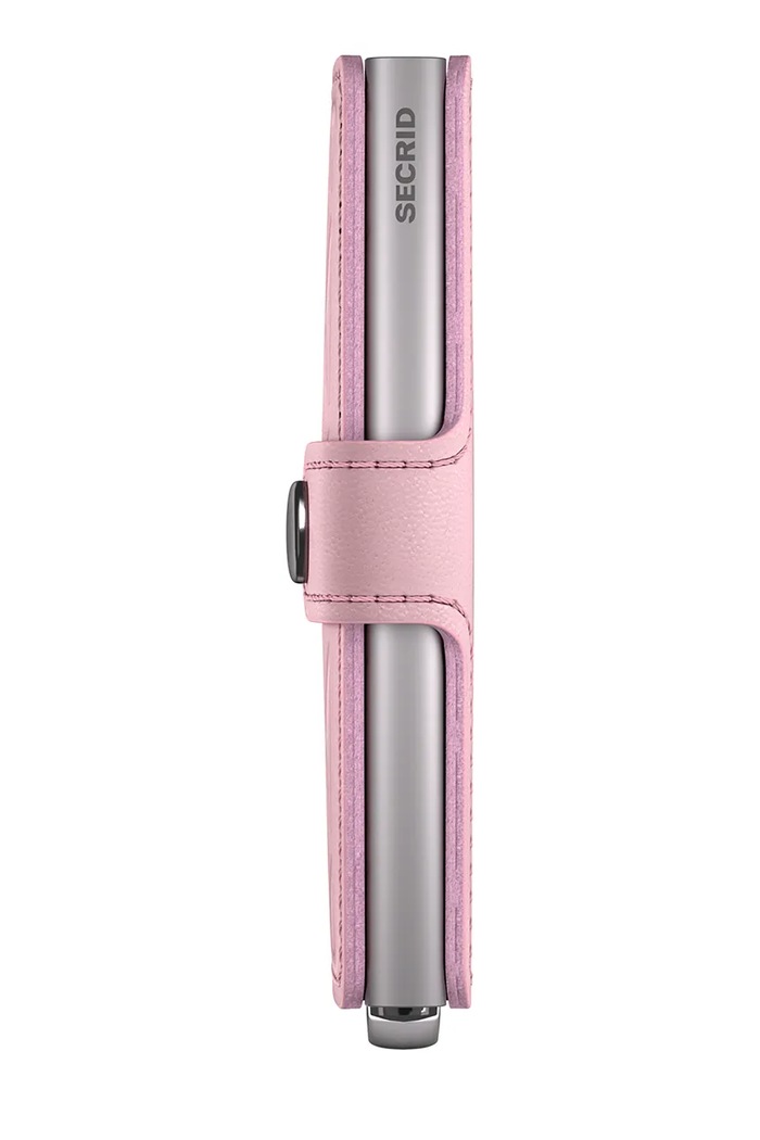 Secrid portofel de piele EMBOSS DIAMOND MEd.Emboss.Diamond roz