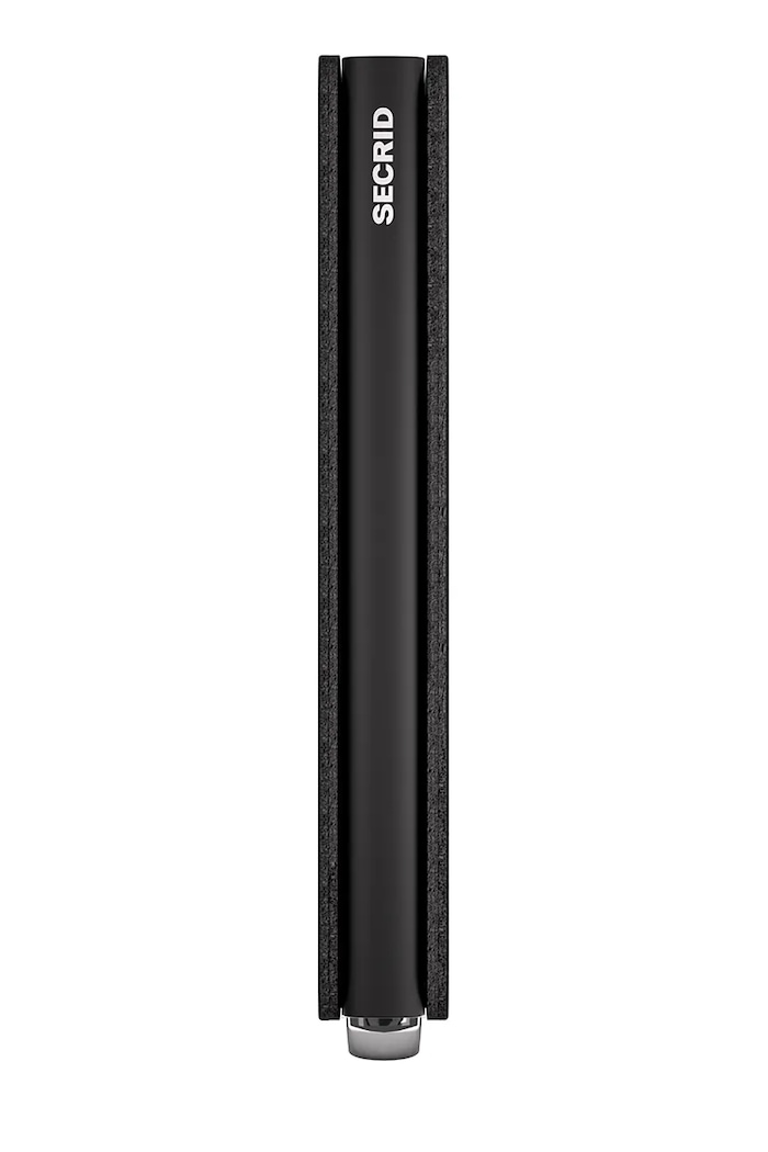 Portofel de piele EMBOSS LINES Secrid negru SEl.Emboss.Lines