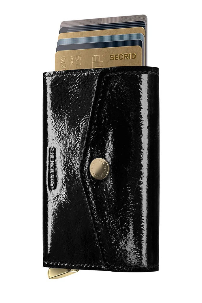 Secrid Портфейл RFID от кожа NAPLAK Ena.Naplak черен ZA00