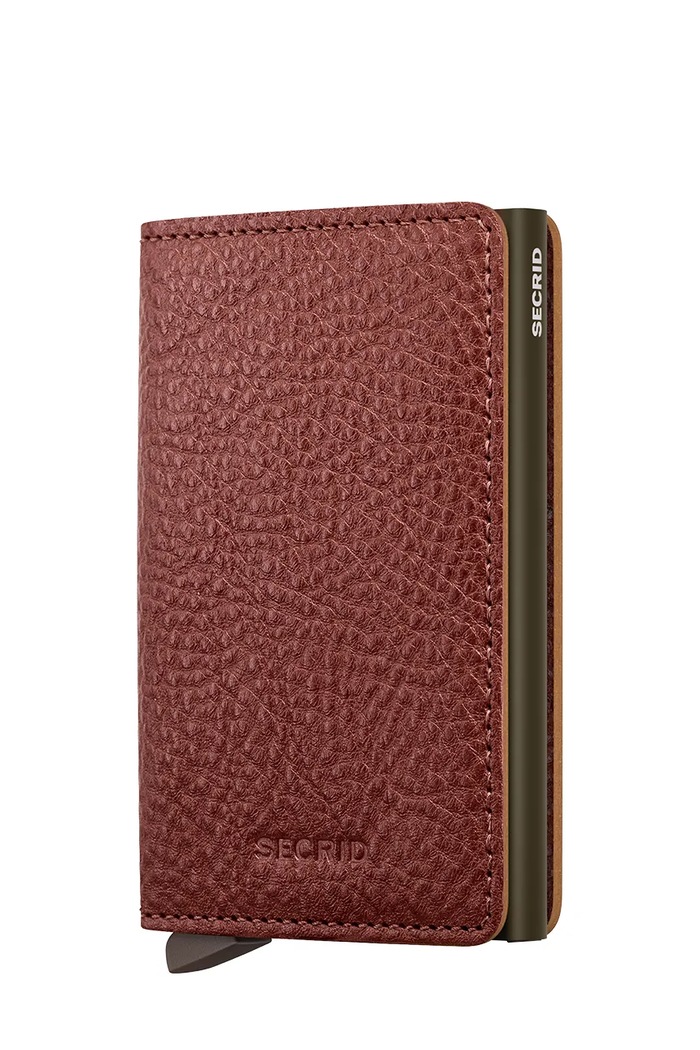 Secrid Portfel RFID skórzany VEGETABLE TANNED brązowy SVg.Vegetable.Tanned