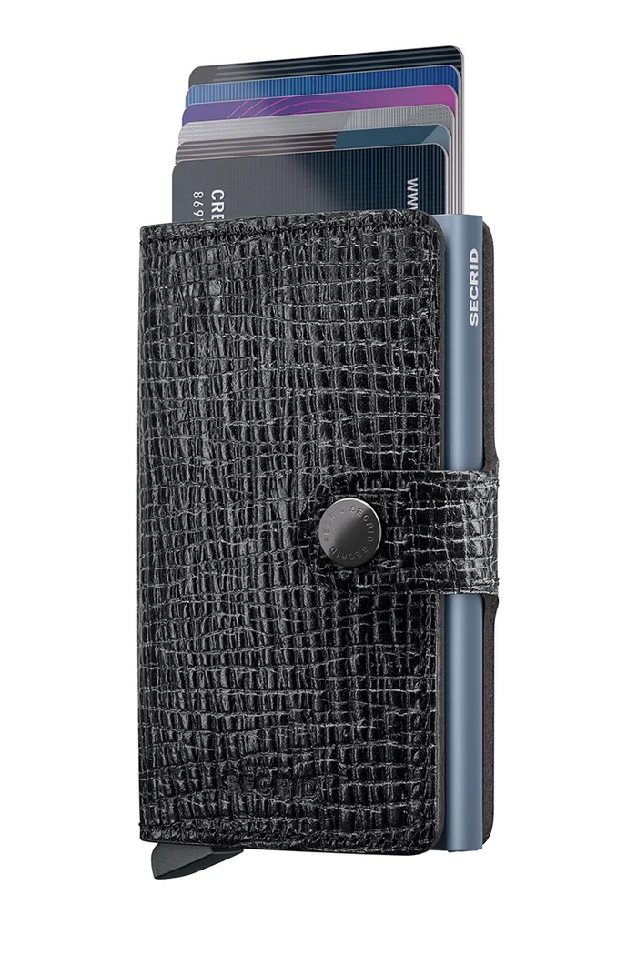 Secrid Портфейл RFID от кожа PALMELLATO MPlm.Palmellato черен ZA00