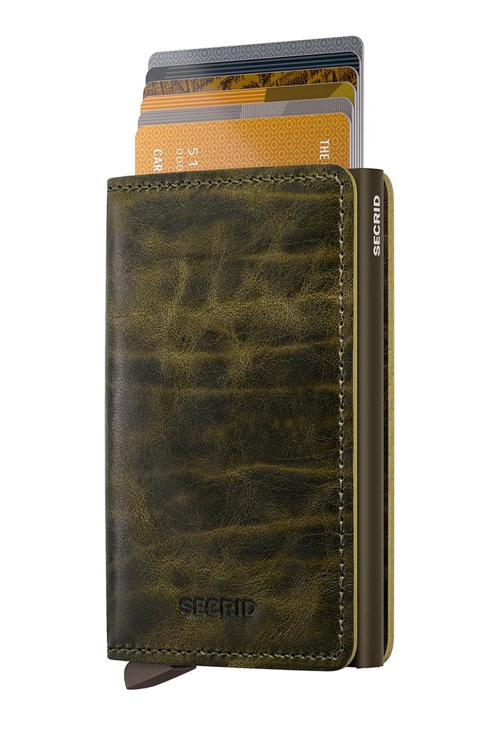 Secrid RFID peňaženka kožená DUTCH MARTIN SDM.Dutch.Martin zelená ZA00