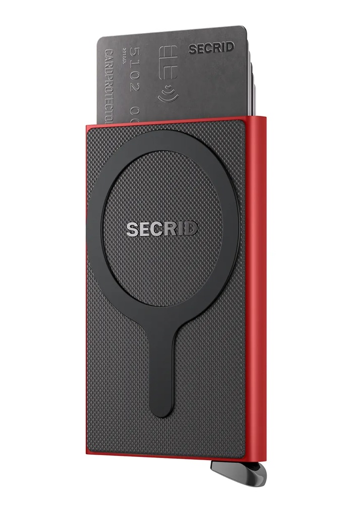 Secrid Peňaženka MAGSAFE CFfM.Fluted červená ZA00