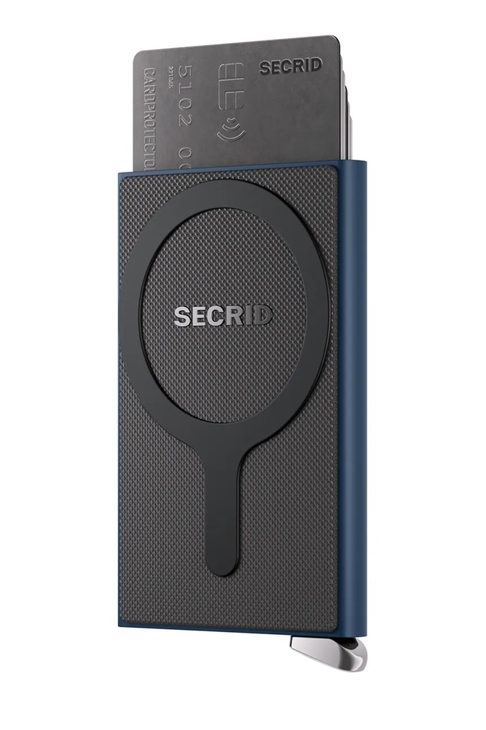 Secrid Portfel MAGSAFE CFfM.Fluted granatowy ZA00