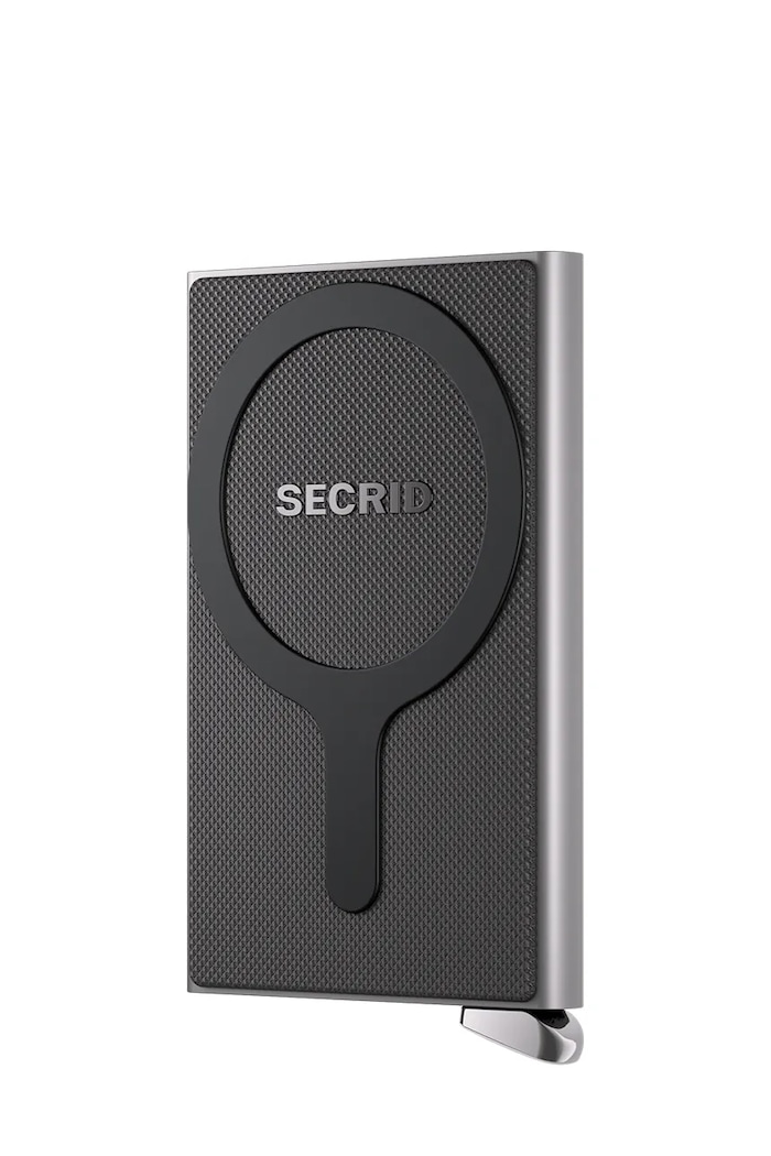 Secrid Portfel MAGSAFE srebrny CFfM.Fluted