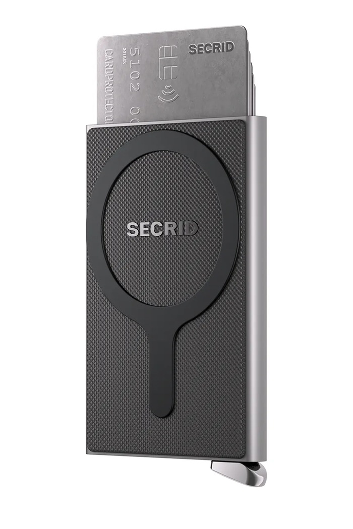 Secrid Portfel MAGSAFE CFfM.Fluted srebrny ZA00