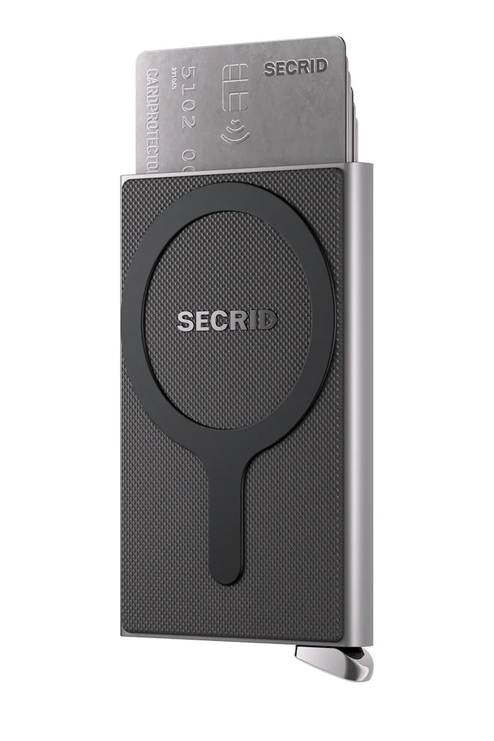 Secrid Portfel MAGSAFE CFfM.Fluted srebrny ZA00