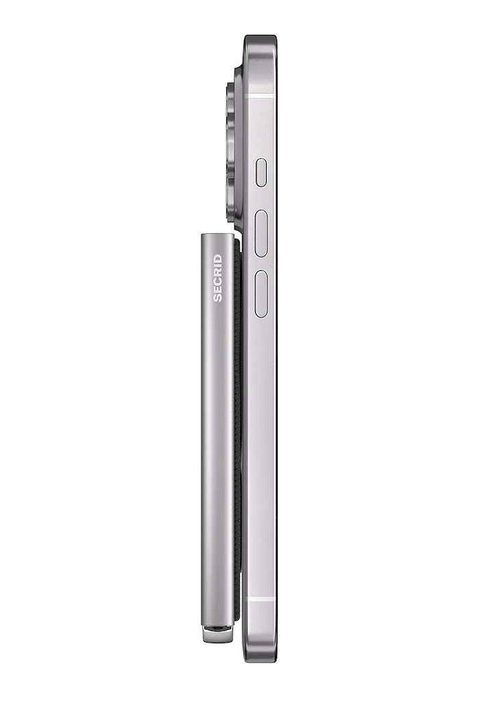 Akcesoria Secrid Portfel MAGSAFE CFfM.Fluted srebrny