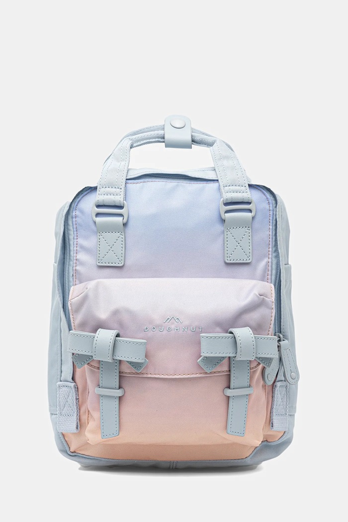 Ruksak Doughnut Macaroon Mini Sky x Ribbon vzorovaný modrá D124SRB.0073