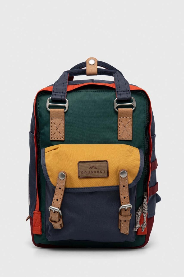 Doughnut plecak Macaroon Happy Camper mieści A4 multicolor D010HA.0065