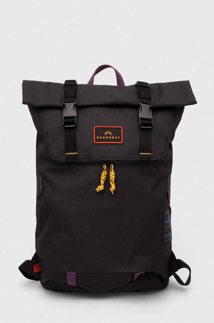 Doughnut plecak Christopher Happy Camper 18L mieści A4 czarny D195HA.0003