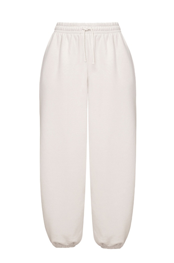 Ruházat MUUV. nadrág Smooth Cotton spodnie.dresowe.SMOOTH bézs