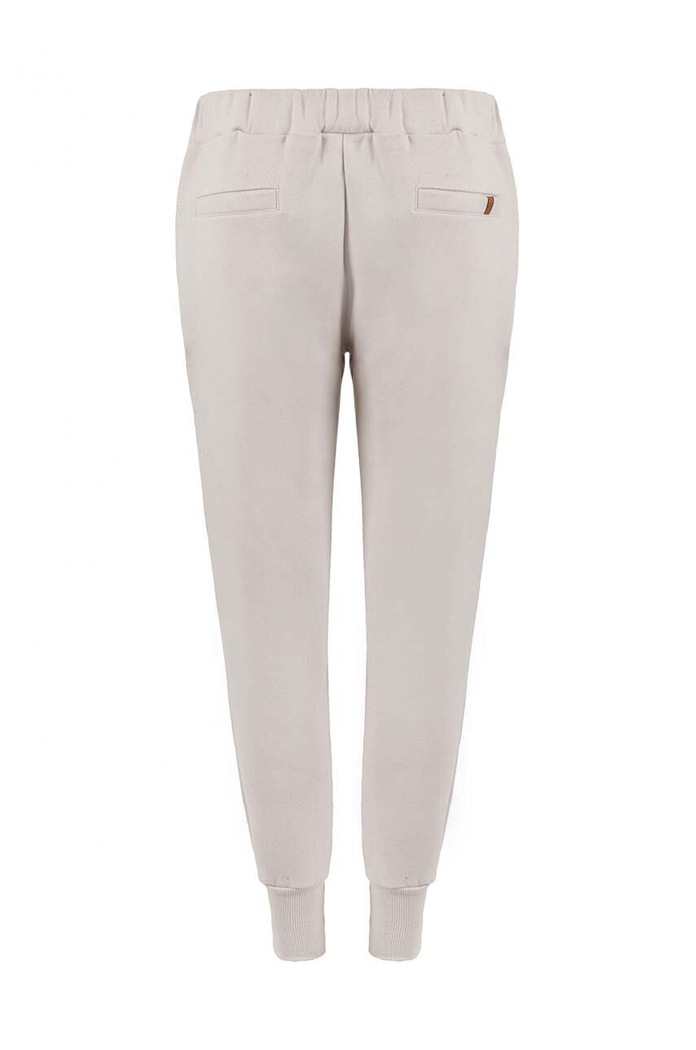 MUUV. spodnie dresowe bawełniane SOFT TOUCH sp.dr.soft.touch.al.bei beżowy