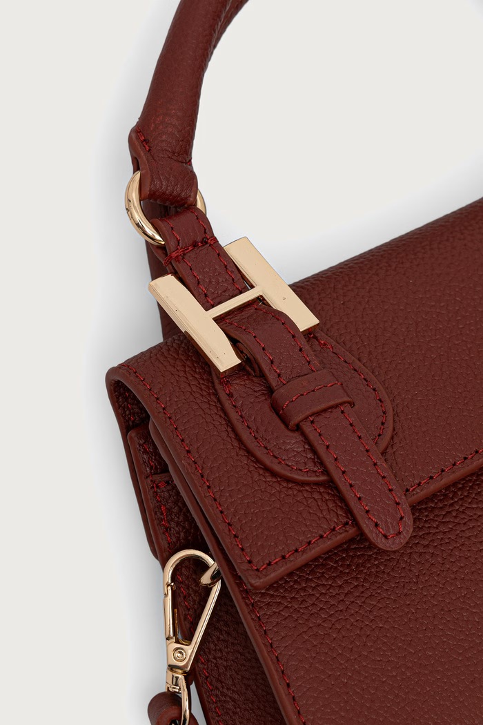 Torebka crossbody damska skórzana MARECHIARO Silvian Heach RCP25007BO czerwony