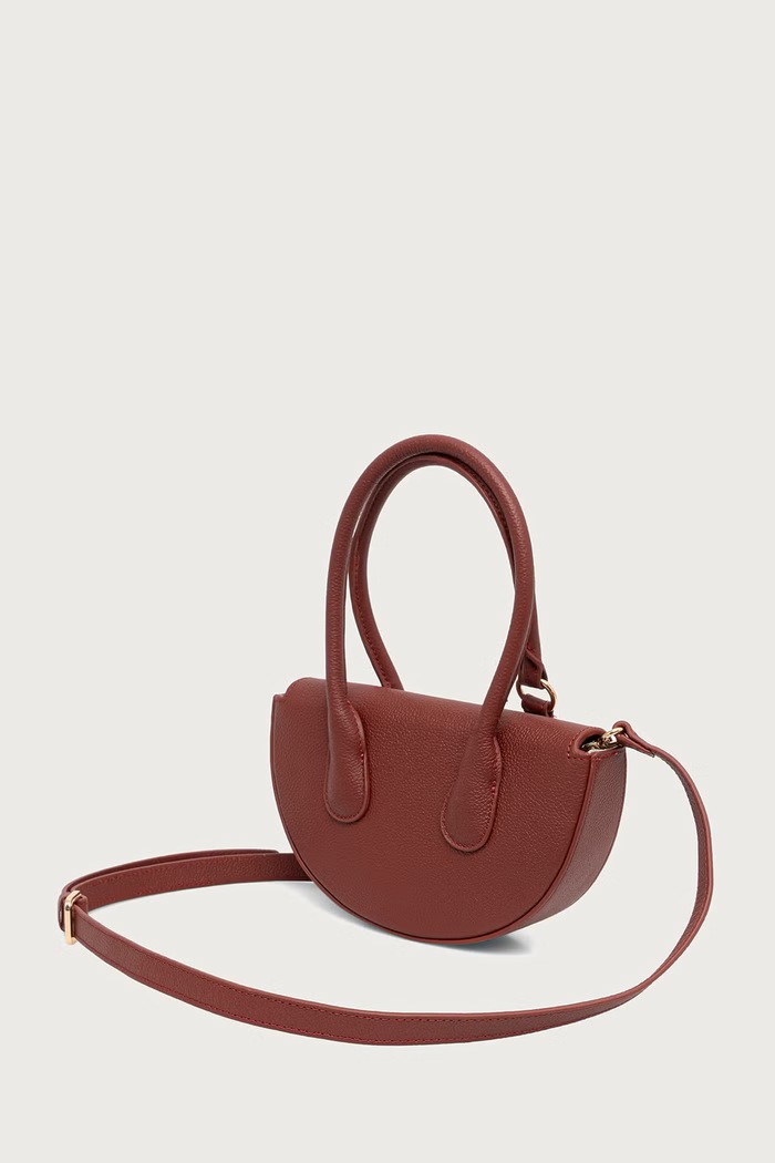 Akcesoria Silvian Heach Torebka crossbody damska skórzana SPAGNOLI RCP25020BO bordowy