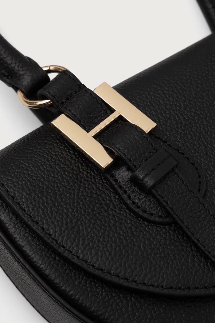 Torebka crossbody damska skórzana SPAGNOLI Silvian Heach RCP25020BO czarny