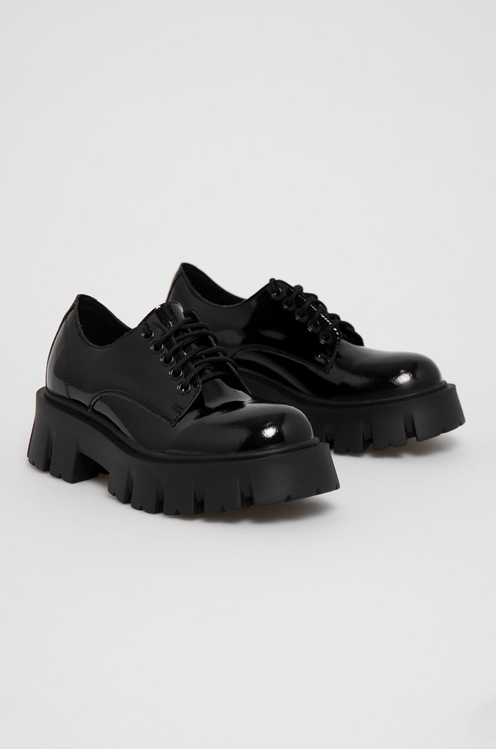 Половинки обувки Altercore Deidra Vegan Black Patent DEIDRA.VEGAN.BLACK.P черен ZW25