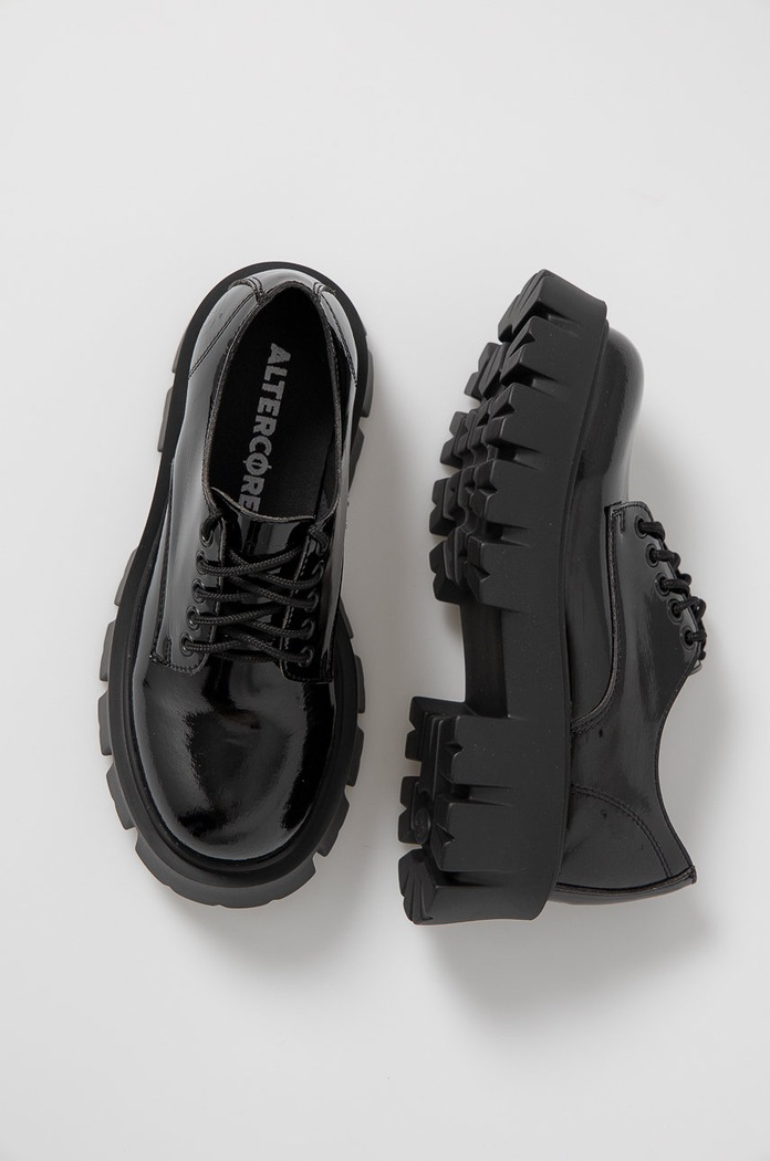 Половинки обувки Altercore Deidra Vegan Black Patent черен DEIDRA.VEGAN.BLACK.P