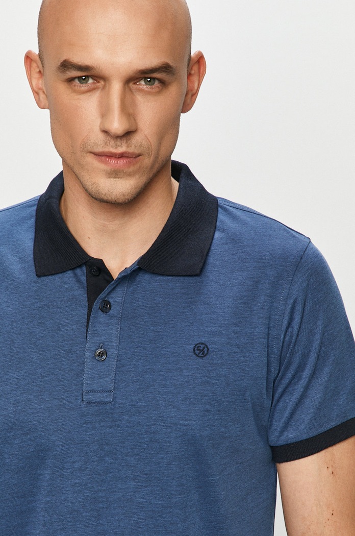 Cross Jeans - Polo tričko ostatné modrá 15476.032