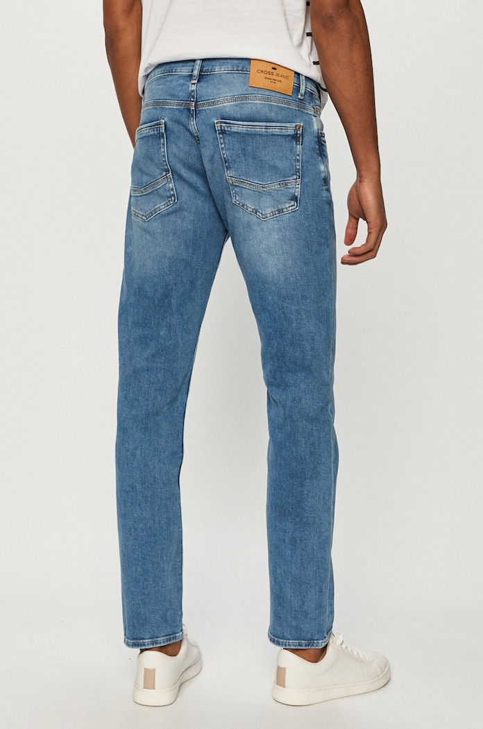 Odzież Cross Jeans - Jeansy F194.417 niebieski