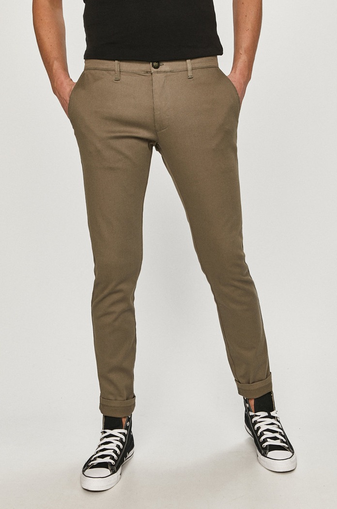 Cross Jeans - Nadrág sima szürke E120.037