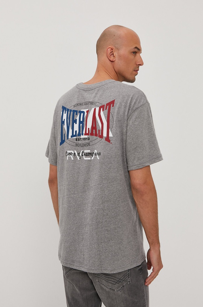 Tričko RVCA W4SSML.1669 šedá ZS21