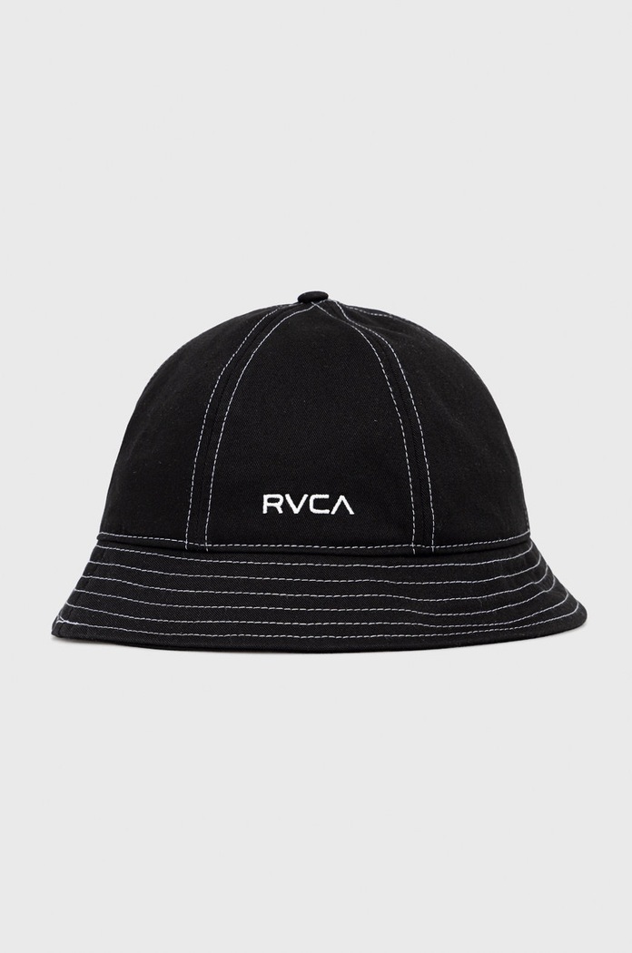 Pamučni šešir RVCA pamuk crna C9HTRE.RVCABLACK