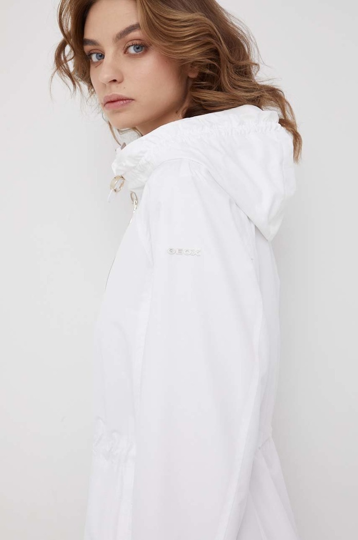 Bunda parka Geox SEYLA W2522F.T2911.F2128 biela