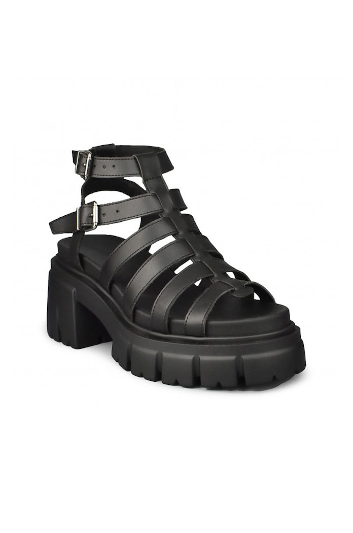 Altercore bőr szandál CLEO.VEGAN.BLACK fekete ZS26
