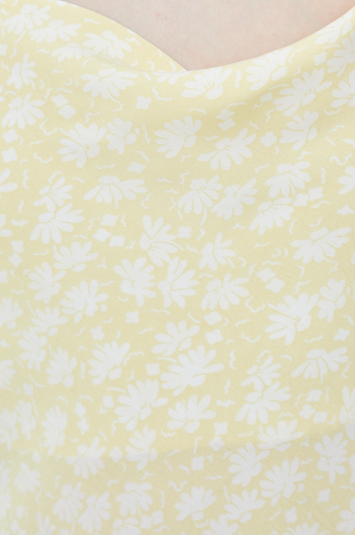 RVCA rochie C3DRRC.VANILLA galben