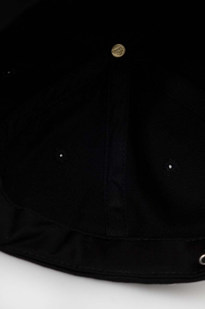 Volcom czapka z daszkiem bawełniana czarny D5512318.BLK